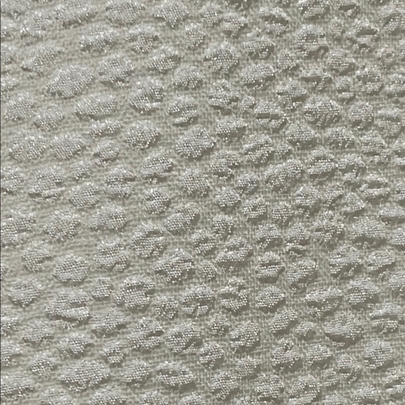 Talbots White Fitted Peplum Top with Crew Neck and Short Sleeves - Picture 3 of 10